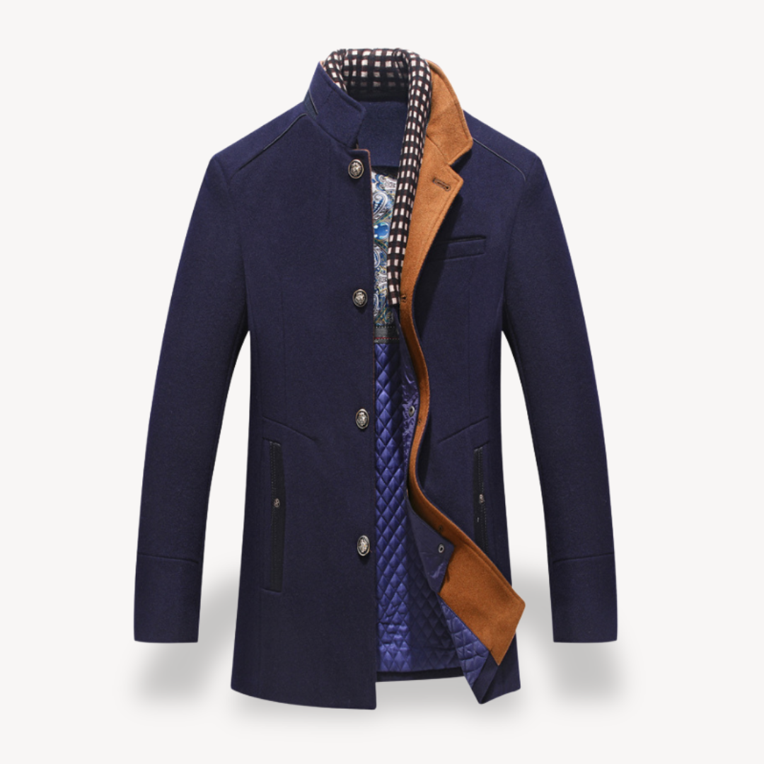 Mens Jacket Wool Cashmere Blend Regular Fit