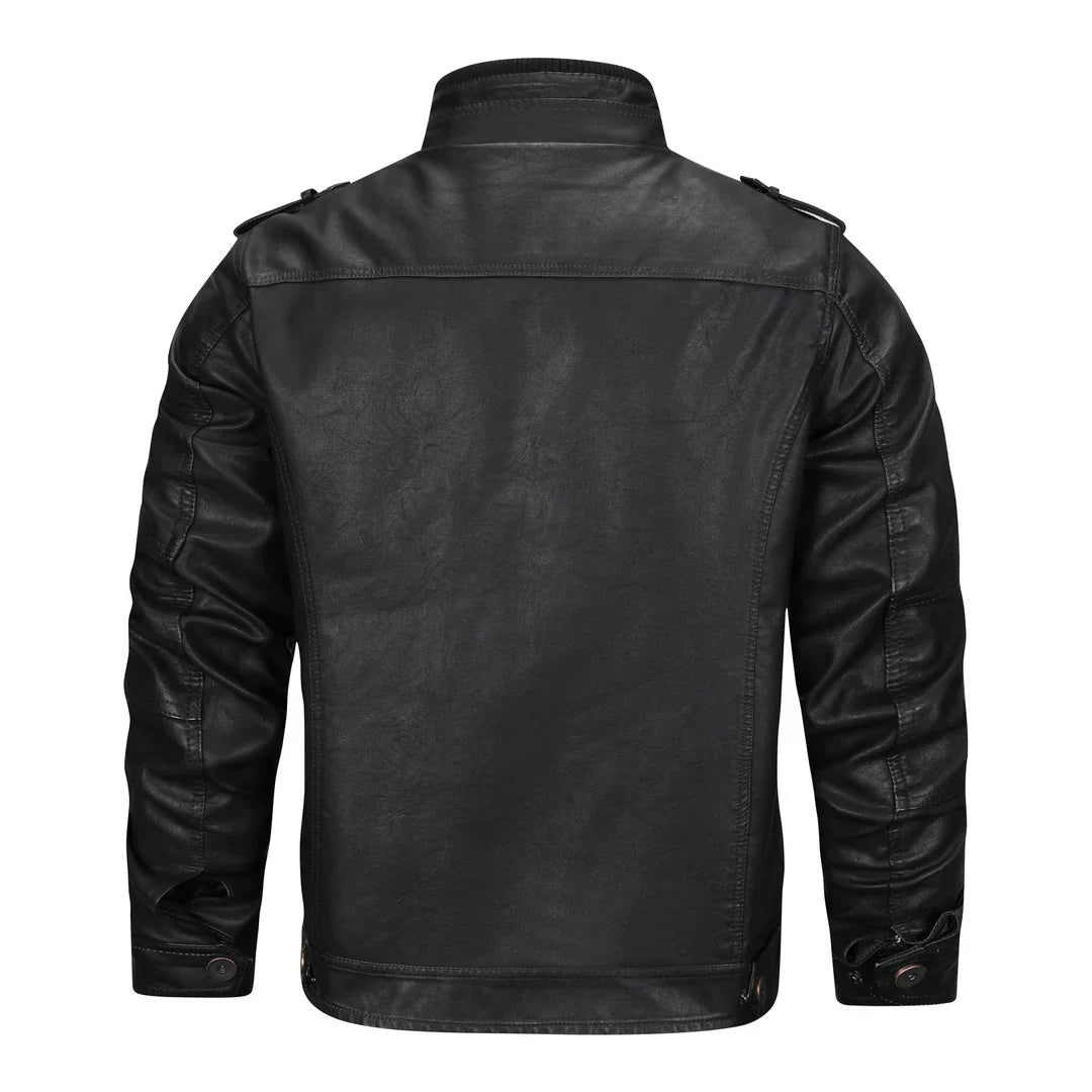 Mens Leather Jacket Classic Fit