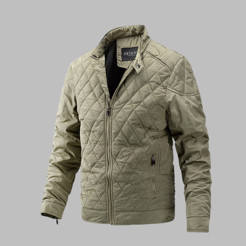 Mens Quilted Jacket Lightweight Transitional Fit - BritishMode