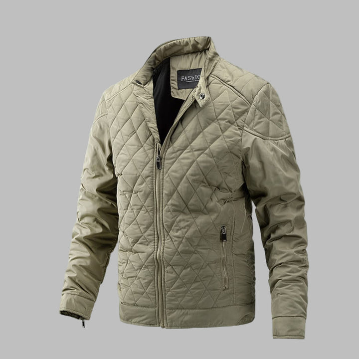 Mens Quilted Jacket Lightweight Transitional Fit - BritishMode