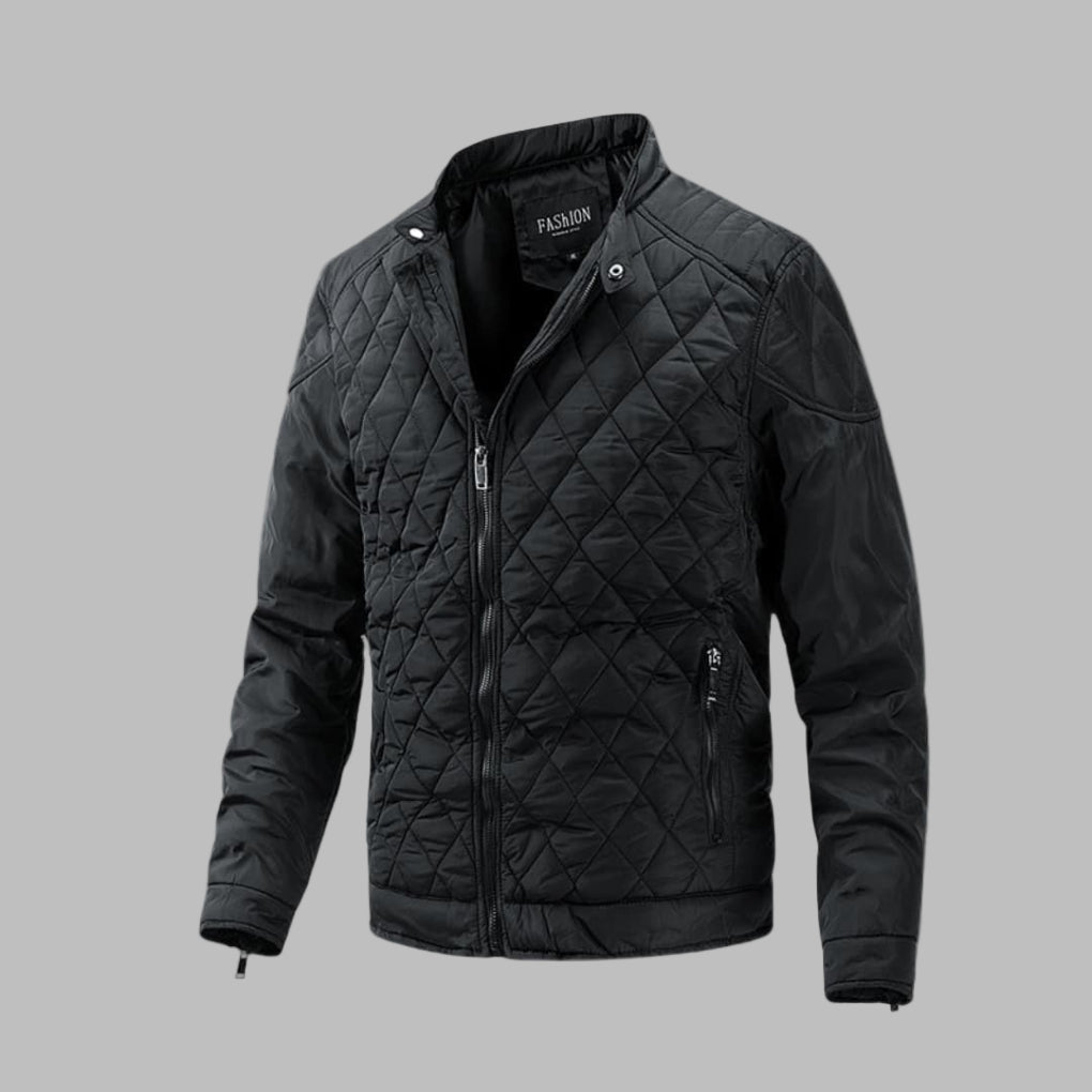 Mens Quilted Jacket Lightweight Transitional Fit