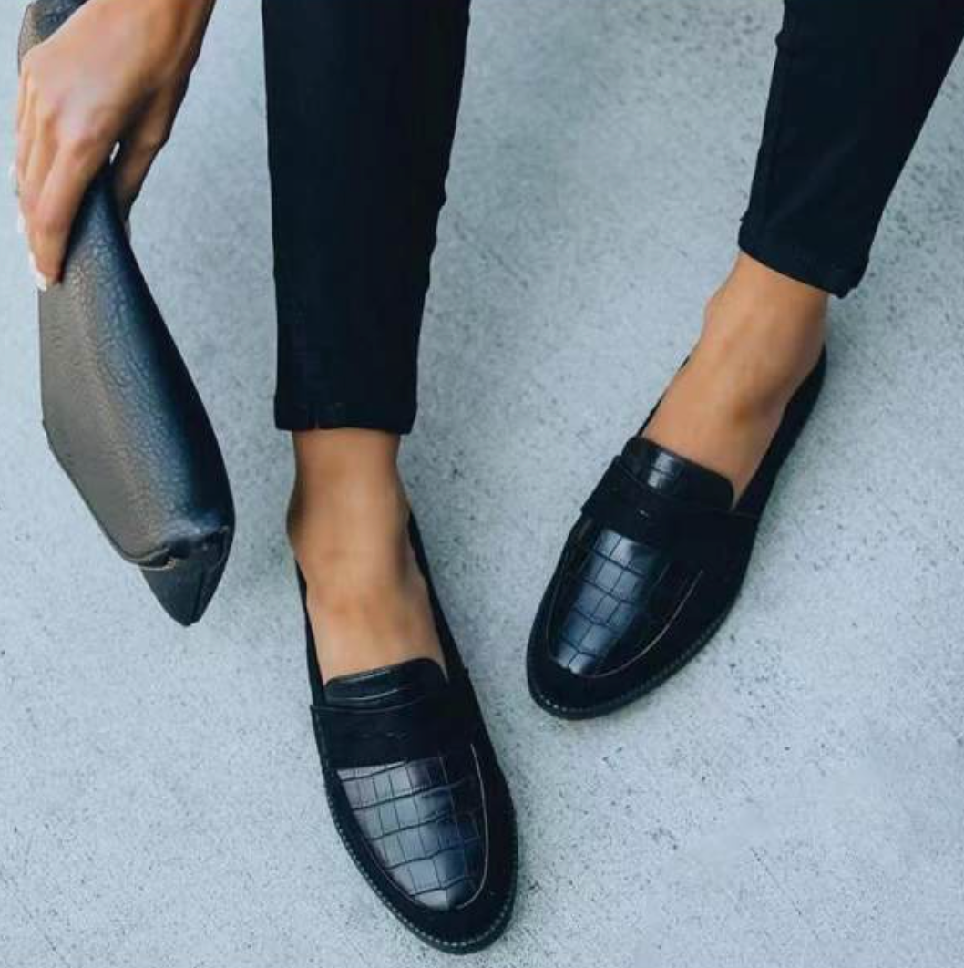 Womens Slip-On Loafers Flat Comfortable - BritishMode