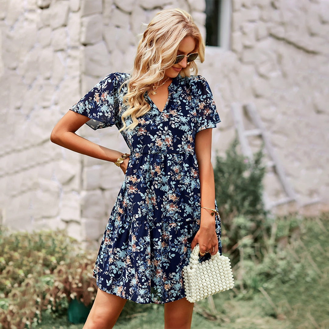 Womens Mini Dress Lightweight Summer Fit