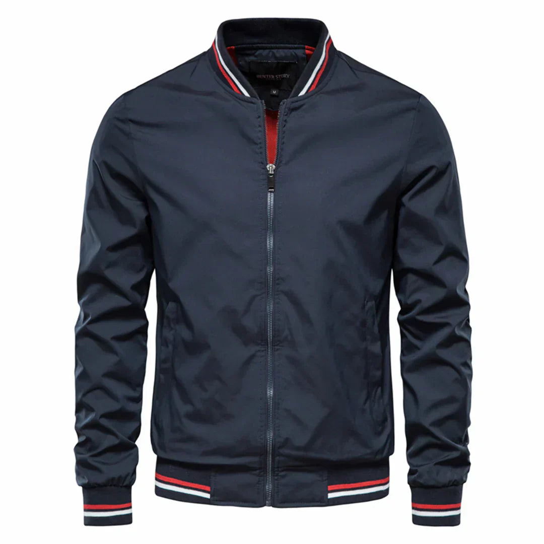 Mens Bomber Jacket UrbanFlex Sleek Comfortable Fit