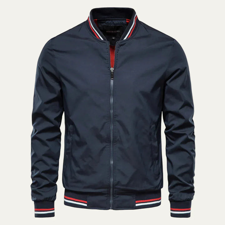 Mens Bomber Jacket Slim Fit Lightweight Material