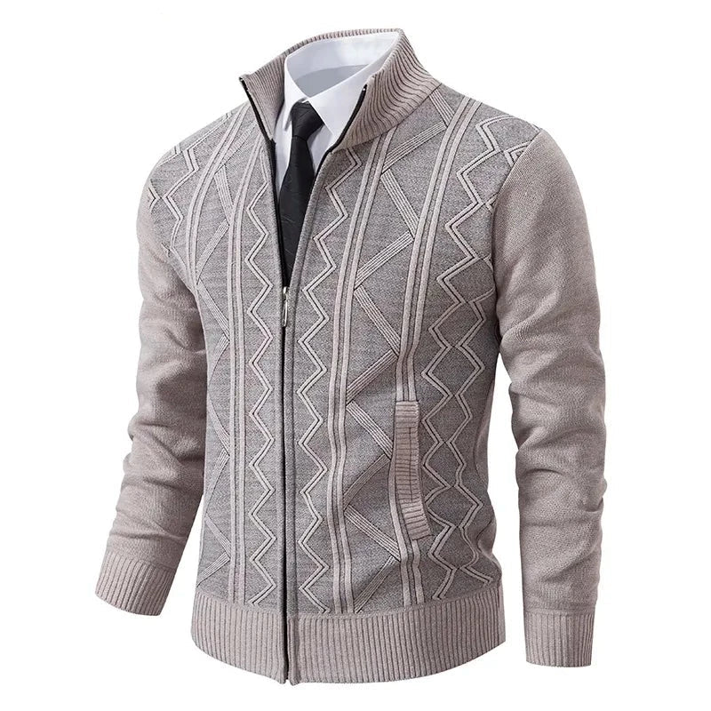 Mens Puffer Jacket with Zip Warm Fit