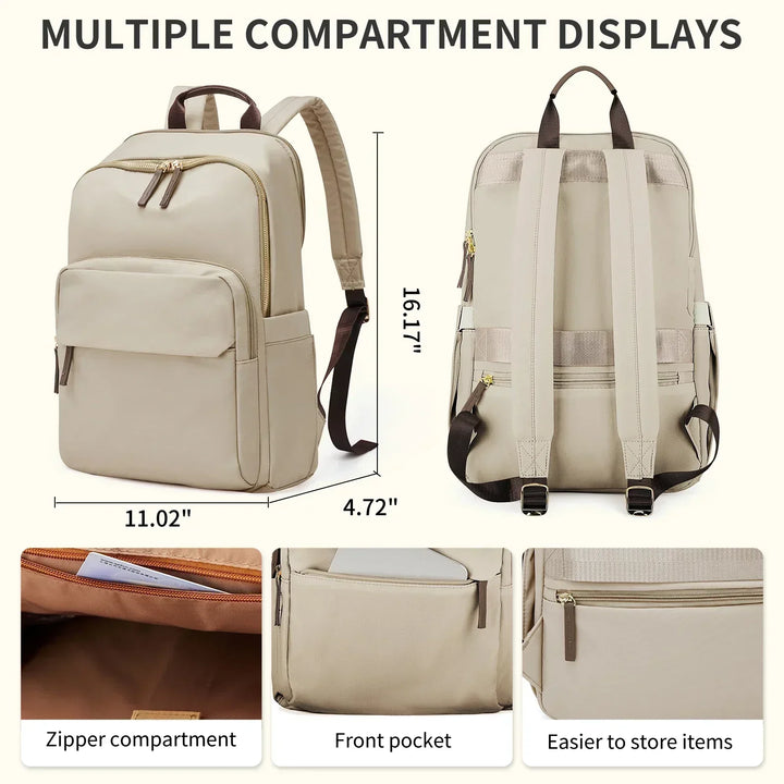 Unisex Spacious Backpack Durable Water-Resistant Design