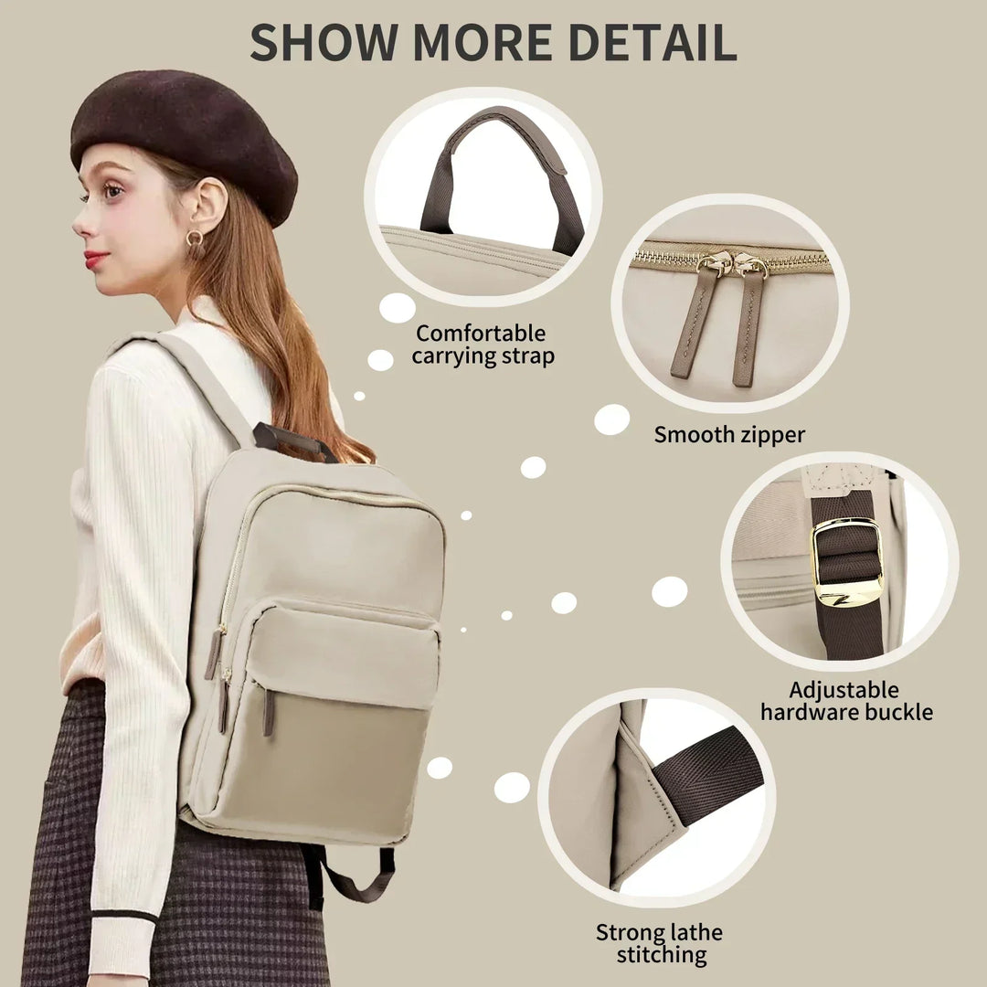 Unisex Spacious Backpack Durable Water-Resistant Design
