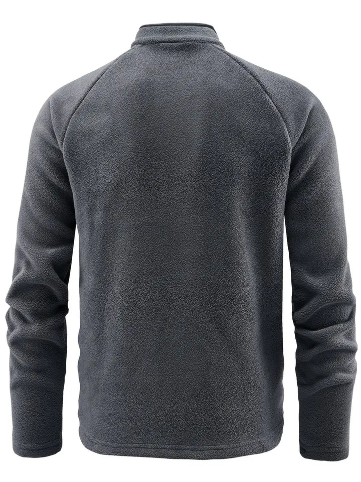 Mens Fleece Zip Sweater with Full Zip