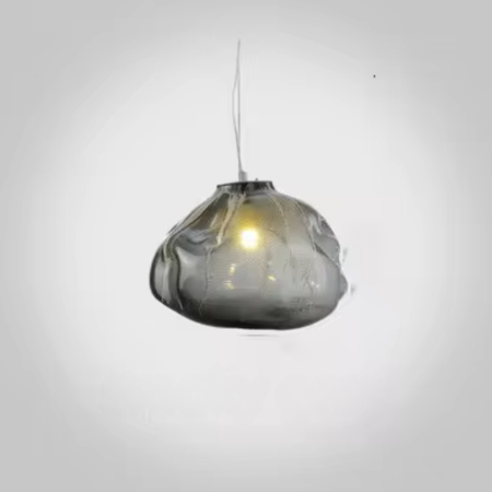 Unisex Glass Drop Pendant Lightweight Design