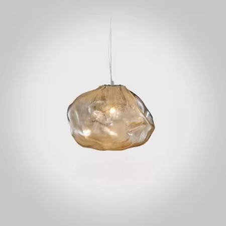 Unisex Glass Drop Pendant Lightweight Design