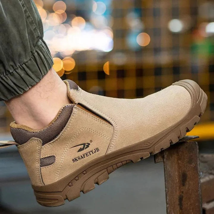 Mens Industrial Work Boots Anti-Slip Durable