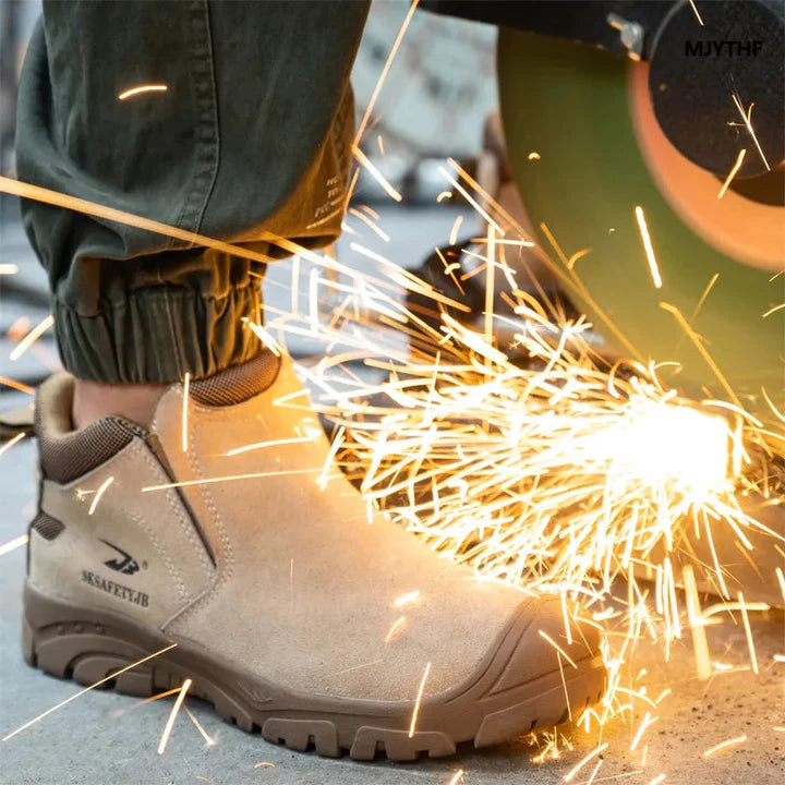 Mens Industrial Work Boots Anti-Slip Durable