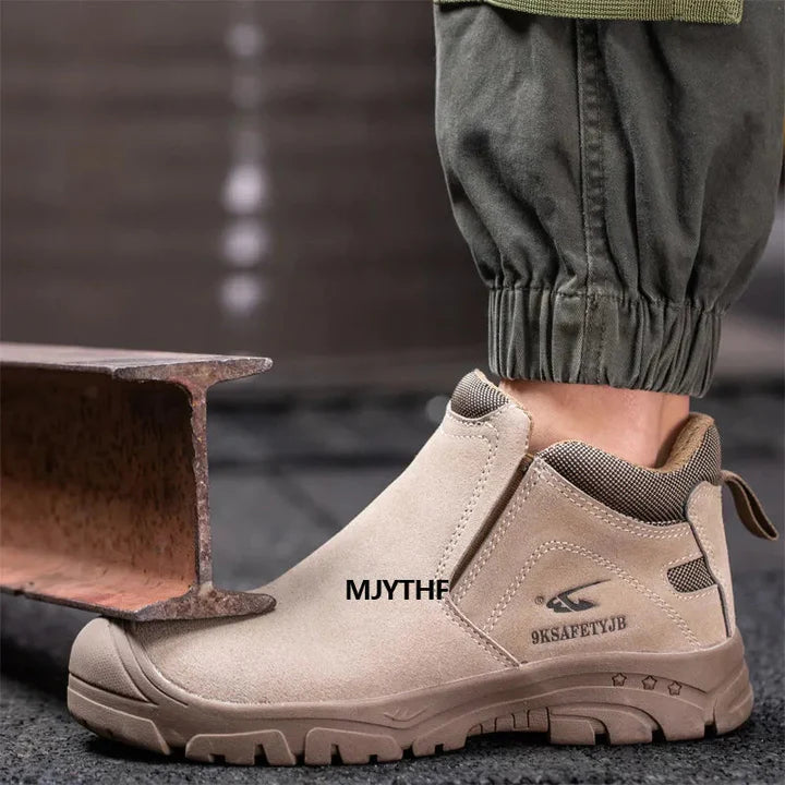 Mens Industrial Work Boots Anti-Slip Durable