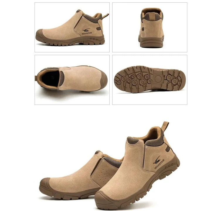 Mens Industrial Work Boots Anti-Slip Durable