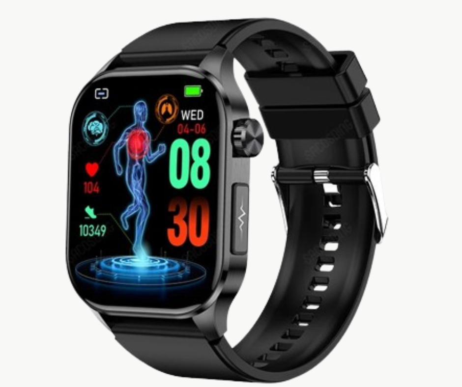 Unisex Blood Sugar Tracker Watch Easy Touch Display