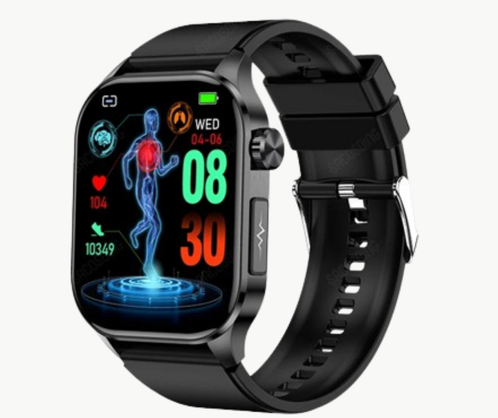 Unisex Blood Sugar Tracker Watch Easy Touch Display