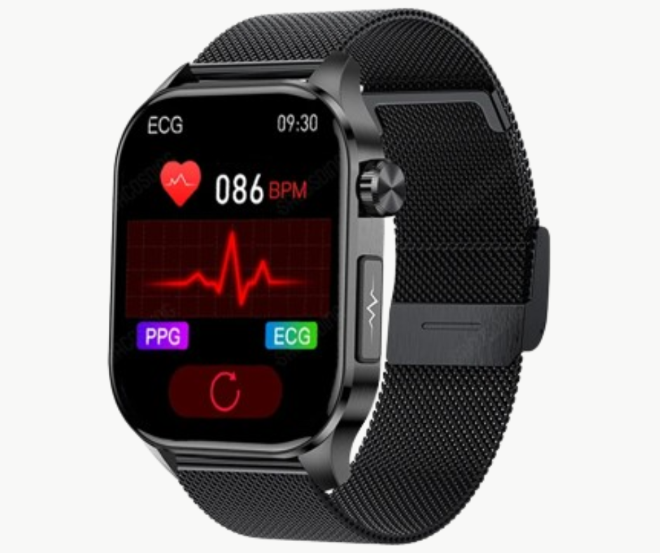 Unisex Blood Sugar Tracker Watch Easy Touch Display