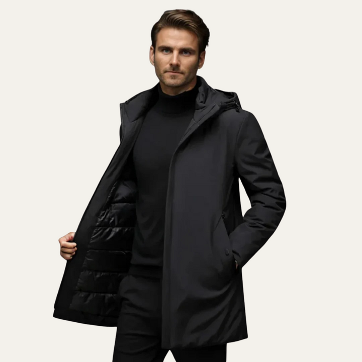 Mens Waterproof Winter Parka Coat with Hood