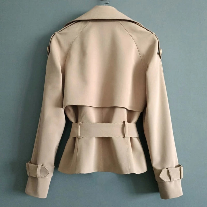 Womens Trench Coat Lightweight Longline Belted Overcoat