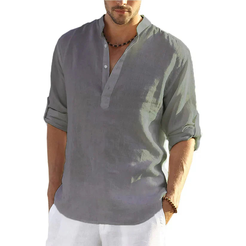 Mens Summer Shirt Lightweight Relaxed Fit