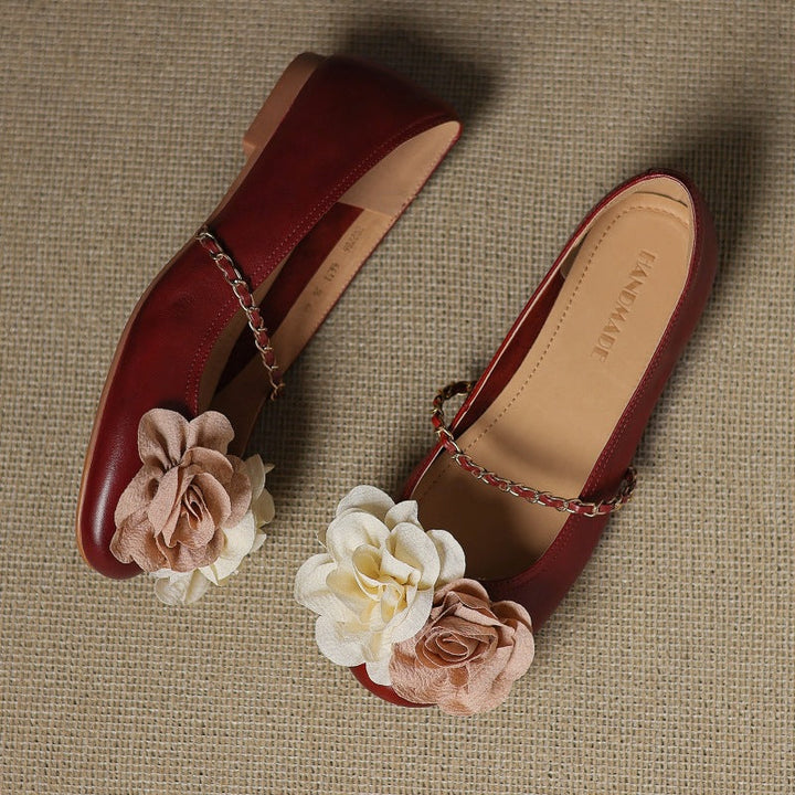 Womens Genuine Leather Shoes Classic Fit - BritishMode