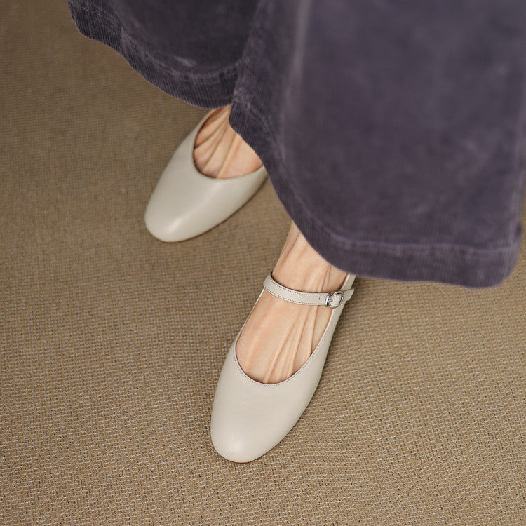 Womens Pumps Genuine Leather Classic Fit