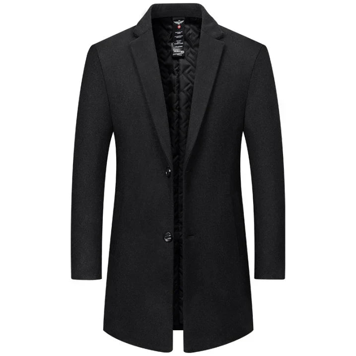 Womens Autumn Coat Wool Blend Warm Fit