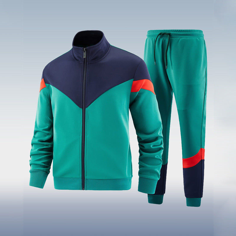Mens Fitness Tracksuit Slim Fit Sporty Design