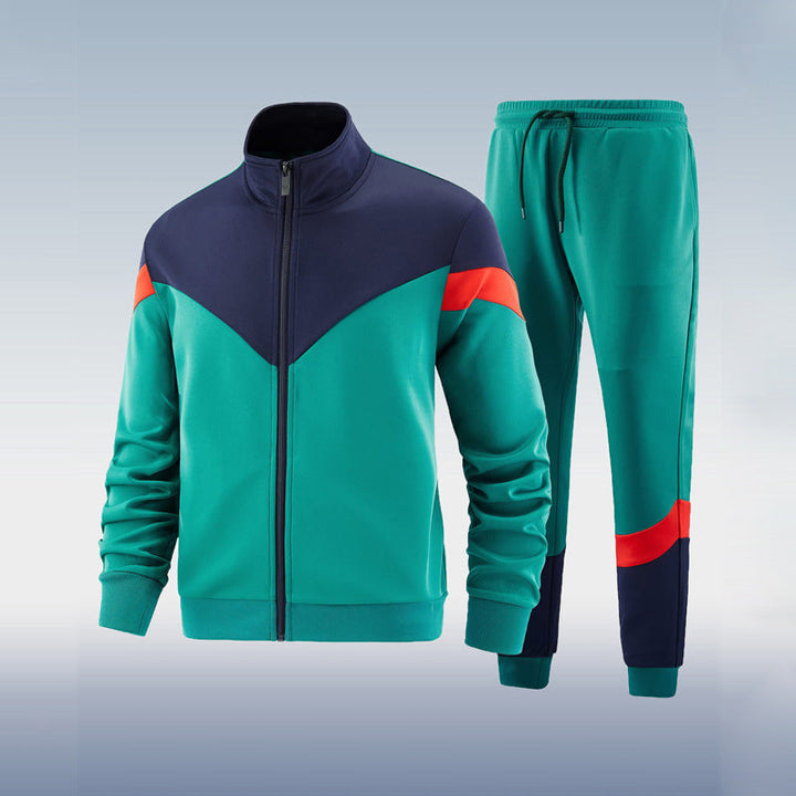 Mens Fitness Tracksuit Slim Fit Sporty Design
