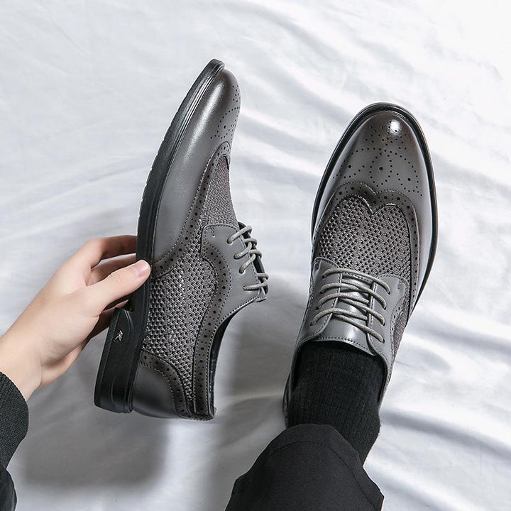 Mens Oxford Shoes Genuine Leather Classic Fit