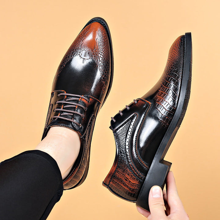 Mens Leather Dress Shoes Classic Fit