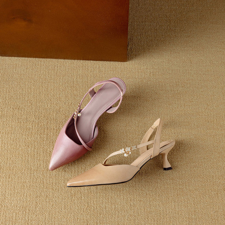 Womens Heels Genuine Leather Classic Fit