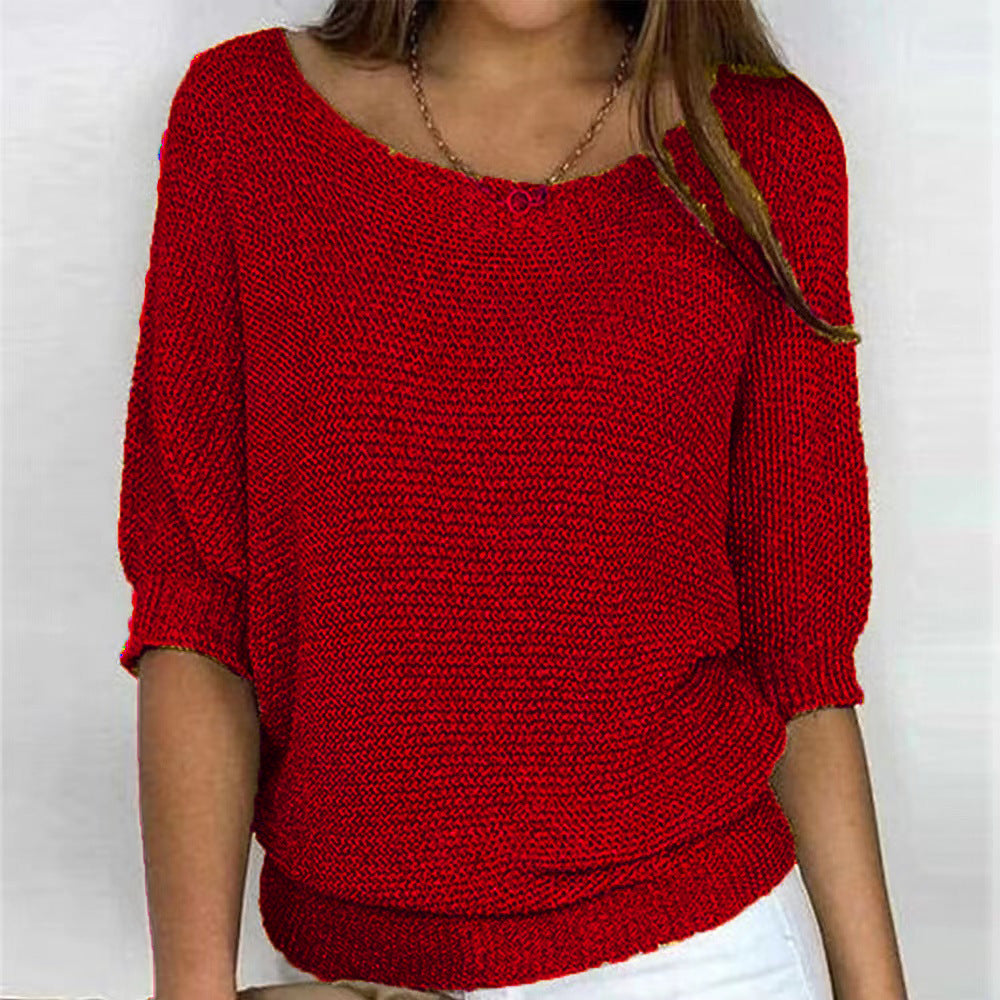 Womens Fleece Pullover Sweater Cozy Fit