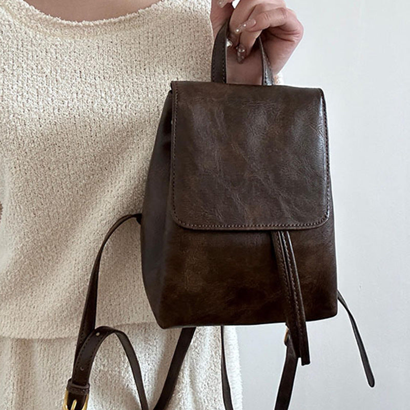 Unisex Retro Backpack Compact Practical Design