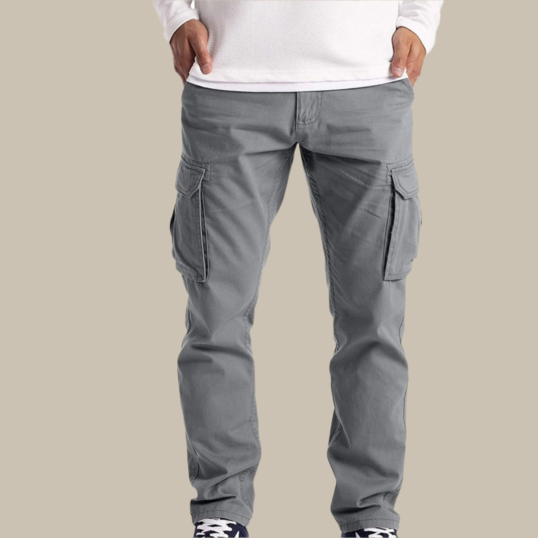 Mens Cargo Pants Stretch Comfortable Fit