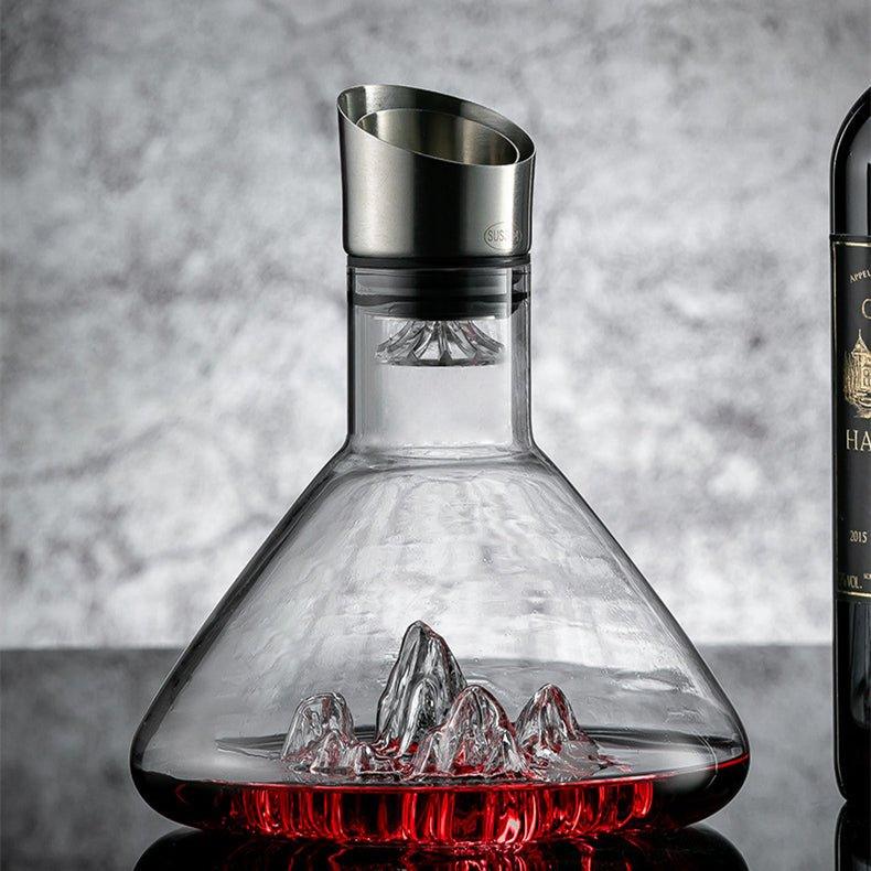 Glass Wine Decanter Elegant Design - BritishMode