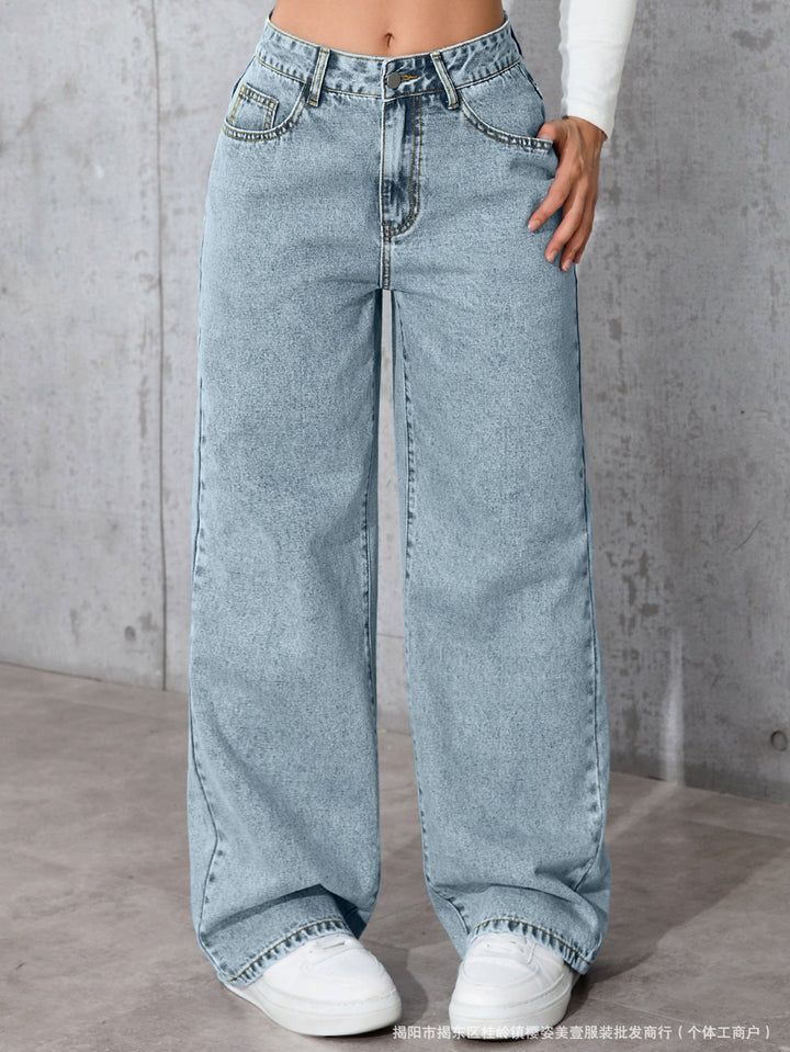 Womens High Waist Pants Comfortable Classic Fit