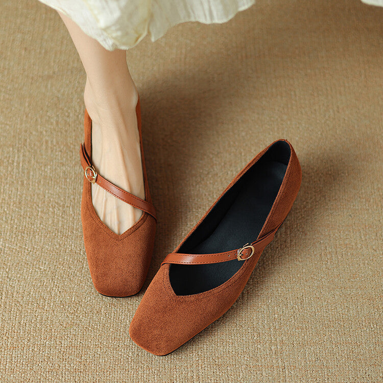 Womens Suede Heels Classic Fit