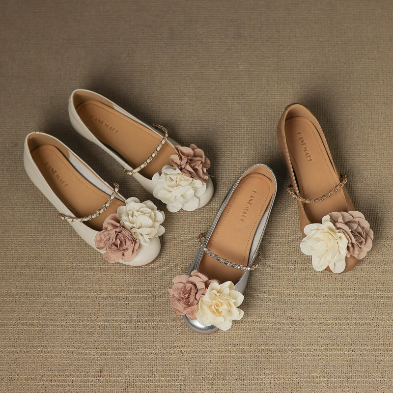 Womens Genuine Leather Shoes Classic Fit