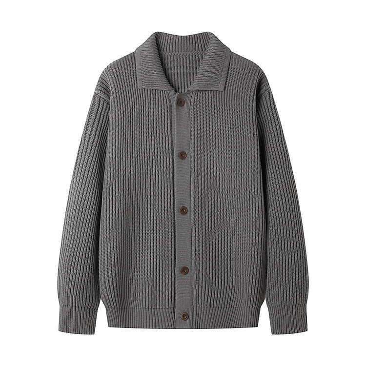 Womens Sporty Cardigan with Shawl Collar Relaxed Fit
