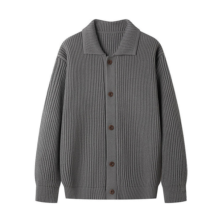 Womens Sporty Cardigan with Shawl Collar Relaxed Fit