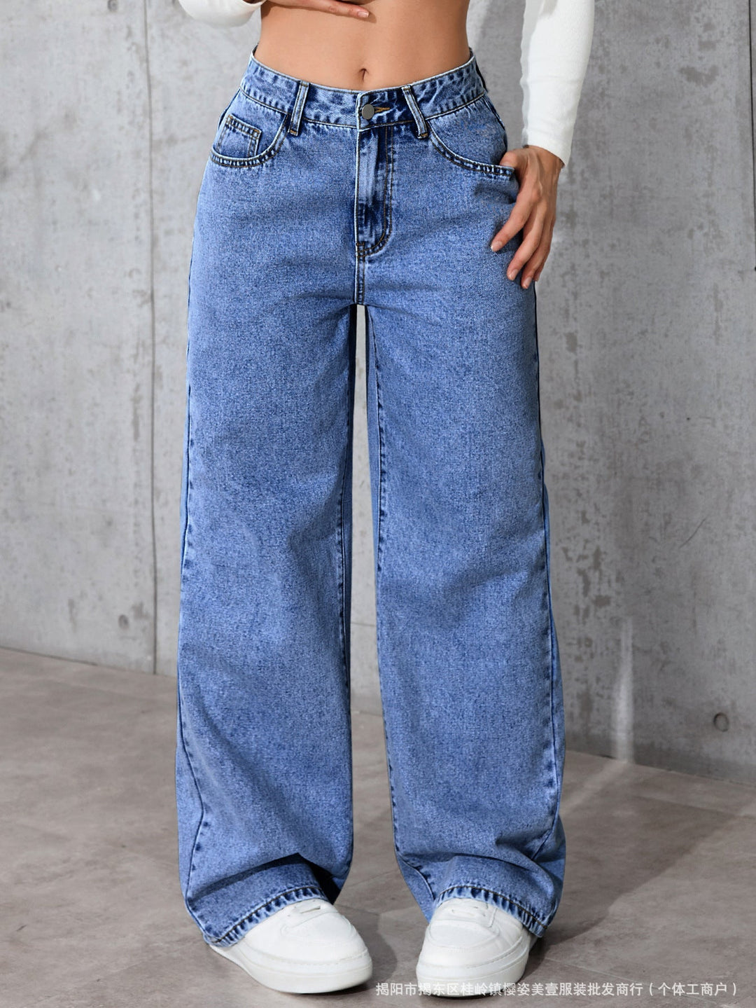 Womens High Waist Pants Comfortable Classic Fit