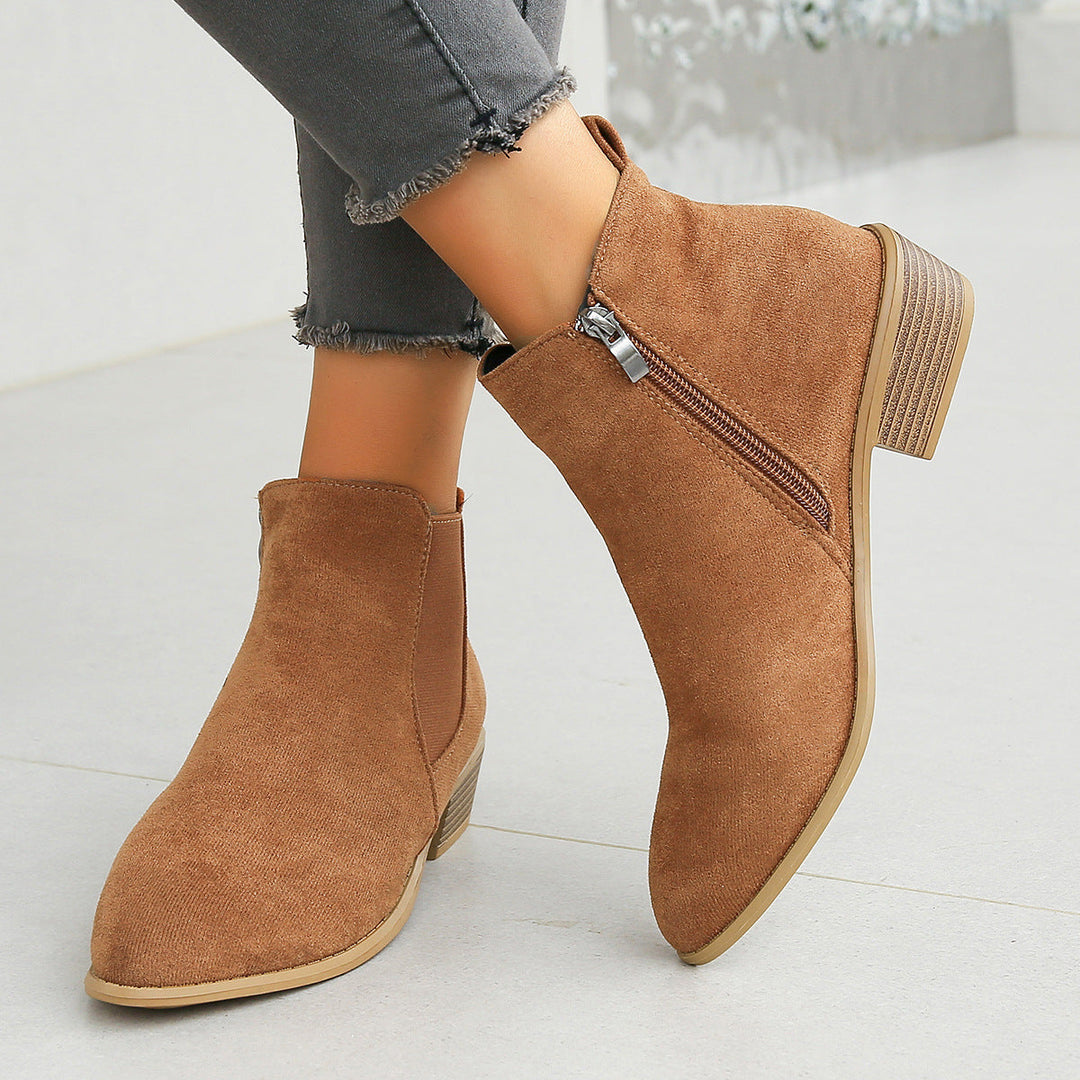 Womens Ankle Boots Leather Classic Fit