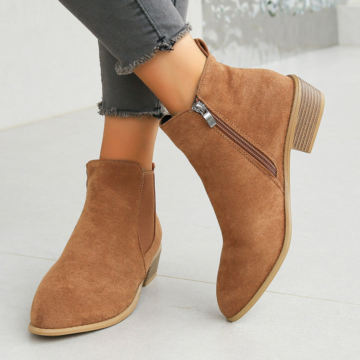 Womens Ankle Boots Leather Classic Fit