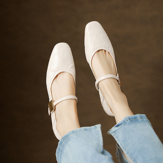 Womens Pumps Genuine Leather Classic Fit