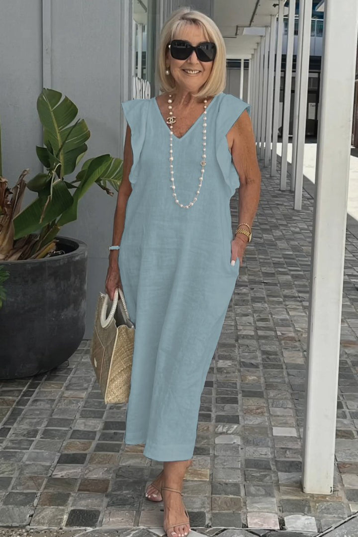 Womens Strapless Summer Dress Chic Fit