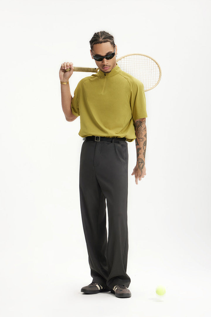 Mens Dress Pants Loose Fit Comfortable