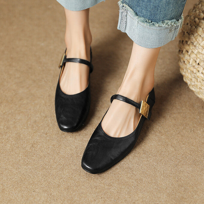 Womens Pumps Genuine Leather Classic Fit