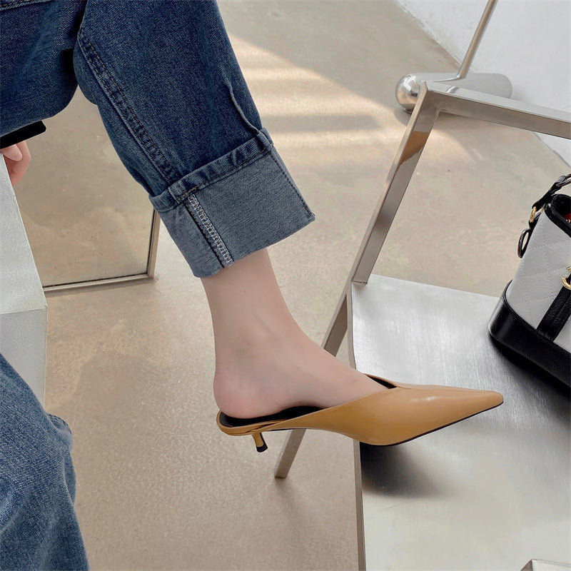 Womens Slip-On Mules Comfortable Casual